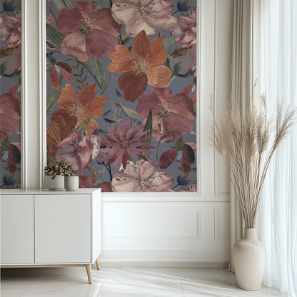 Mural Bloom Azul