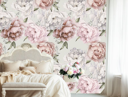 Mural Peonias