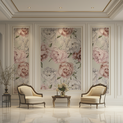 Mural Peonias