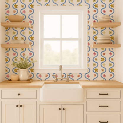 Tapiz Rio Floral